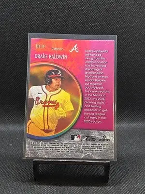 2025 Topps Chrome Update Drake Baldwin Fortune 15 RC Braves #F15-19 - Baseball Card Single