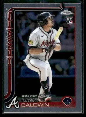 2025 Topps Chrome Update Drake Baldwin #USC88 RC Atlanta Braves