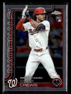 2025 Topps Chrome Update Dylan Crews #USC190 Washington Nationals