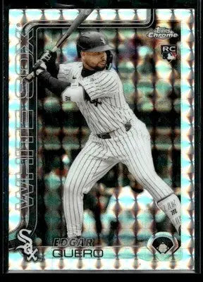 2025 Topps Chrome Update Edgar Quero #USC165 Geometric Refrs RC White Sox