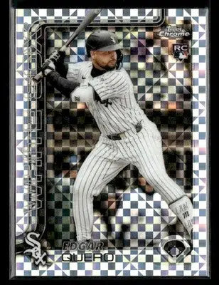 2025 Topps Chrome Update Edgar Quero #USC165 X-Fractors RC Chicago White Sox