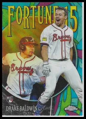 2025 Topps Chrome Update Fortune 15 #F15-19 Drake Baldwin