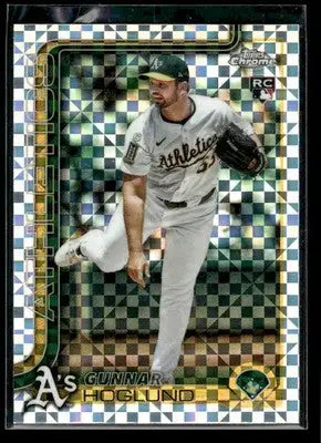 2025 Topps Chrome Update Gunnar Hoglund #USC127 X-Fractors RC Athletics