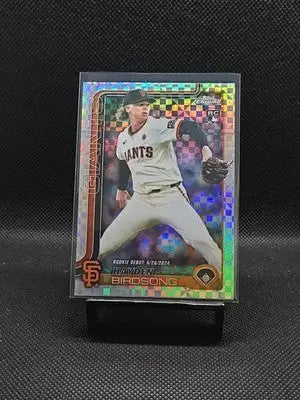 2025 Topps Chrome Update Hayden Birdsong Rookie Debut X-Fractor San Francisco - Baseball Card Single