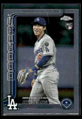 2025 Topps Chrome Update Hyeseong Kim #USC149 RC Los Angeles Dodgers