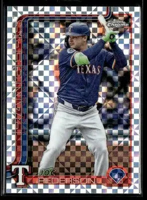 2025 Topps Chrome Update Joc Pederson #USC46 X-Fractors Texas Rangers