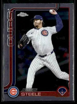 2025 Topps Chrome Update Justin Steele #USC3 Chicago Cubs