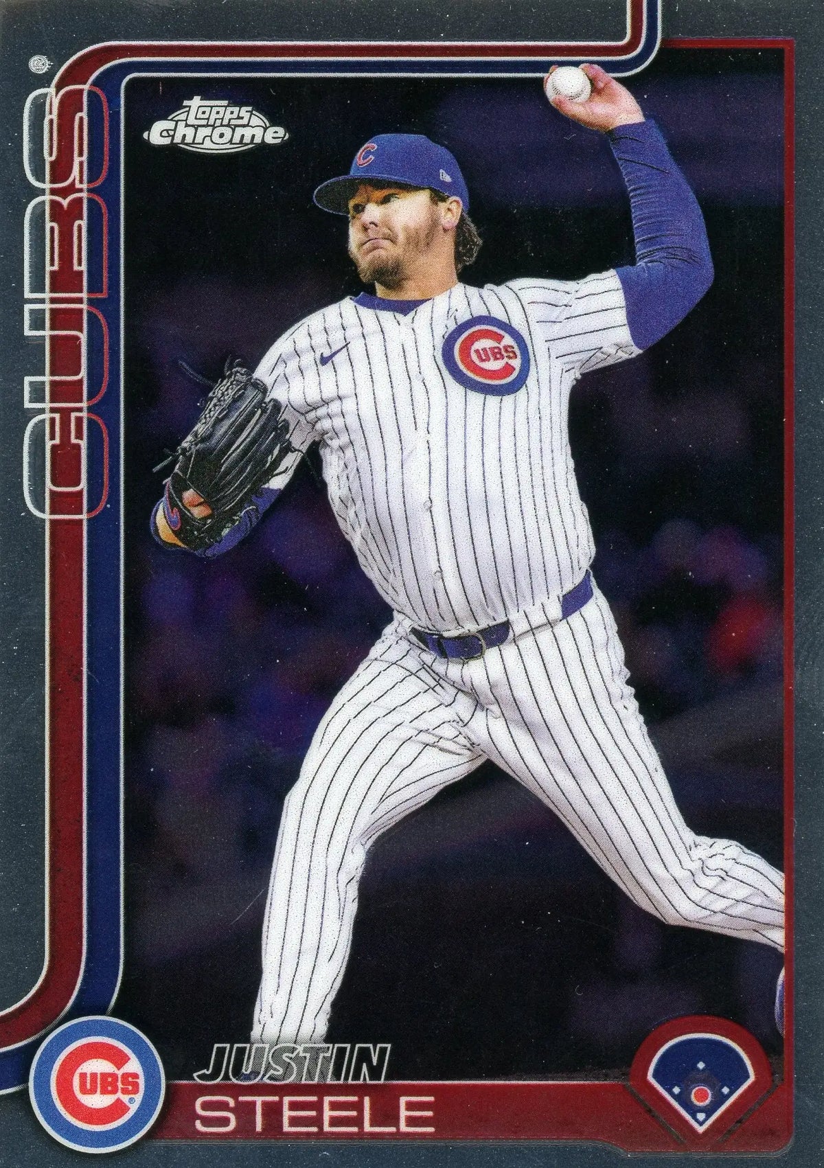 2025 Topps Chrome Update Justin Steele #USC3 Chicago Cubs - Baseball Card Single