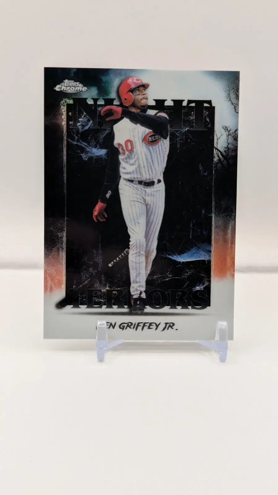 2025 Topps Chrome Update Ken Griffey Jr Night Terrors - Baseball Card Single