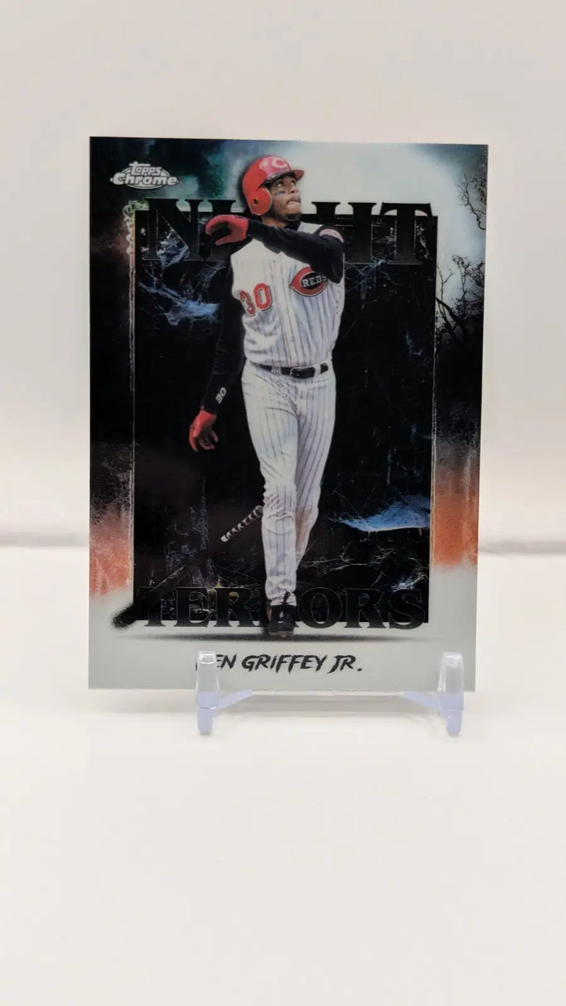 2025 Topps Chrome Update Ken Griffey Jr Night Terrors - Baseball Card Single