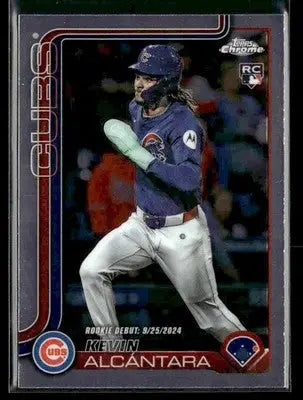 2025 Topps Chrome Update Kevin Alcántara #USC25 RC Chicago Cubs