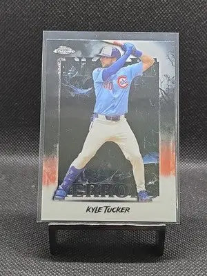 2025 Topps Chrome Update Kyle Tucker #NT-14 Night Terrors - Cubs - Baseball Card Single