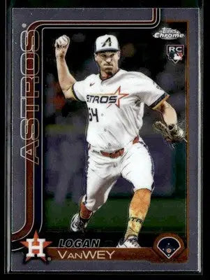 2025 Topps Chrome Update Logan VanWey #USC141 RC Houston Astros