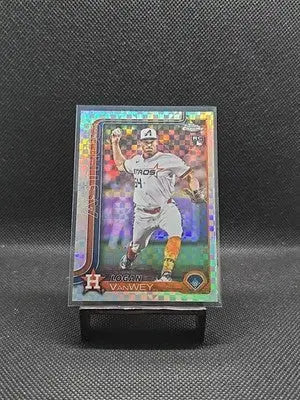 2025 Topps Chrome Update Logan VanWey X-Fractor #USC141 - Baseball Card Single