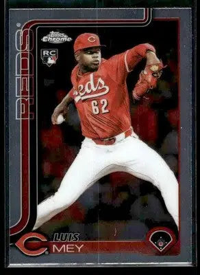 2025 Topps Chrome Update Luis Mey #USC140 RC Cincinnati Reds