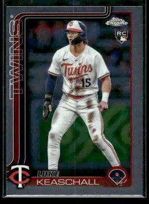 2025 Topps Chrome Update Luke Keaschall #USC106 RC Minnesota Twins