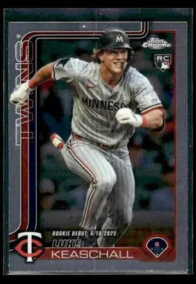 2025 Topps Chrome Update Luke Keaschall #USC134 Minnesota Twins