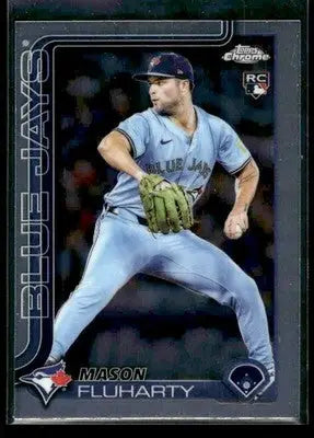 2025 Topps Chrome Update Mason Fluharty #USC161 RC Toronto Blue Jays