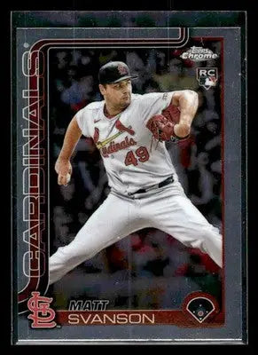 2025 Topps Chrome Update Matt Svanson #USC5 RC St. Louis Cardinals