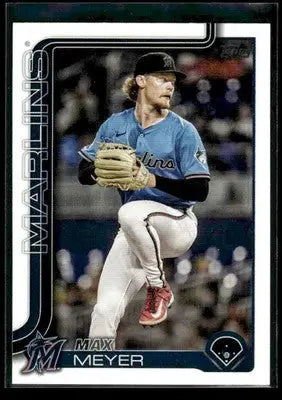 2025 Topps Chrome Update Max Meyer #USC183 Miami Marlins