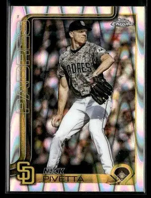 2025 Topps Chrome Update Nick Pivetta #USC114 RayWave Refractor San Diego Padres