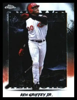 2025 Topps Chrome Update Night Terrors #NT-7 Ken Griffey Jr. - Baseball Card Single