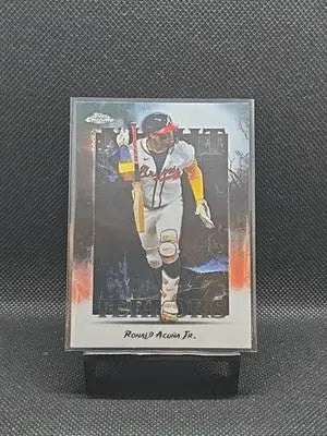 2025 Topps Chrome Update Night Terrors - Ronald Acuna Jr - Braves #NT-3 - Baseball Card Single