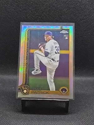 2025 Topps Chrome Update Refractor Chad Patrick Rookie Milwaukee Brewers #USC90 - Baseball Card Single