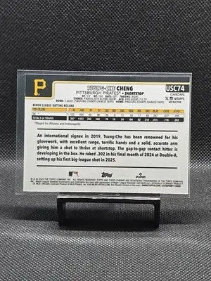 2025 Topps Chrome Update Refractor Tsung-Che Cheng #US74 - Baseball Card Single