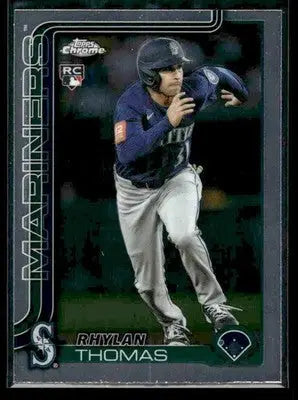 2025 Topps Chrome Update Rhylan Thomas #USC185 RC Seattle Mariners