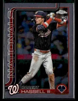 2025 Topps Chrome Update Robert Hassell III #USC154 RC Washington Nationals