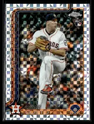 2025 Topps Chrome Update Ryan Gusto #USC107 X-Fractors RC Houston Astros