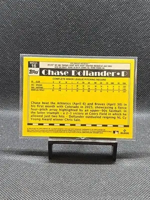 2025 Topps Chrome Update Series - 1990 Topps Baseball Chase Dollander 90CU-16 - Baseball Card Single