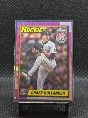 2025 Topps Chrome Update Series - 1990 Topps Baseball Chase Dollander 90CU-16 - Baseball Card Single