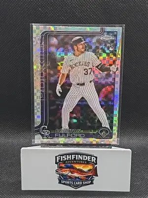 2025 Topps Chrome Update Series - Braxton Fulford #USC199 X-Fractor (RC) - Baseball Card Single
