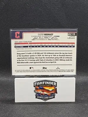 2025 Topps Chrome Update Series - Doug Nikhazy #USC119 X-Fractor (RC) - Baseball Card Single
