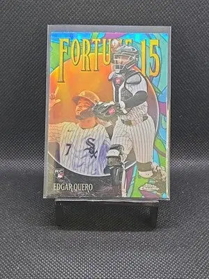 2025 Topps Chrome Update Series - Fortune 15 Edgar Quero #F15-22 (RC) - Baseball Card Single