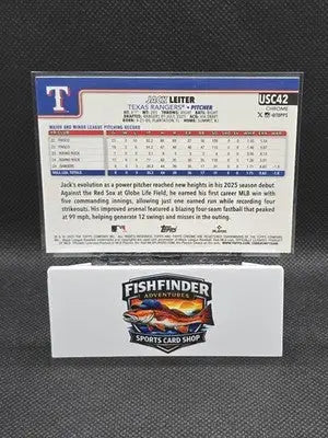 2025 Topps Chrome Update Series - Jack Leiter #USC42 RayWave Refractor - Baseball Card Single