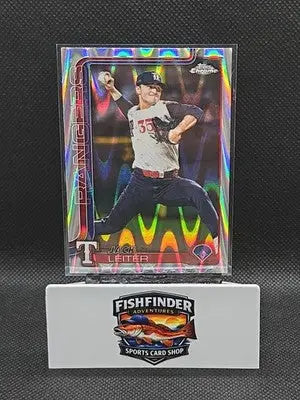2025 Topps Chrome Update Series - Jack Leiter #USC42 RayWave Refractor - Baseball Card Single
