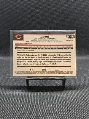 2025 Topps Chrome Update Series - Luis Mey #USC140 X-Fractor (RC)