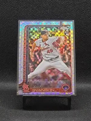 2025 Topps Chrome Update Series - Matt Svanson #USC5 X-Fractor (RC) - Baseball Card Single