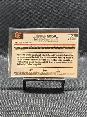 2025 Topps Chrome Update Series - Maverick Handley #USC58 RayWave Refractor (RC)