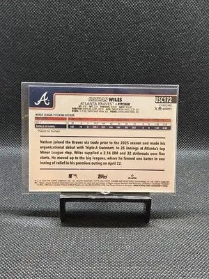 2025 Topps Chrome Update Series - Nathan Wiles #USC172 Blue Lava /150 (RC) - Baseball Card Single