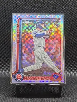 2025 Topps Chrome Update Series - Pete Crow-Armstrong #USC76 X-Fractor - Baseball Card Single