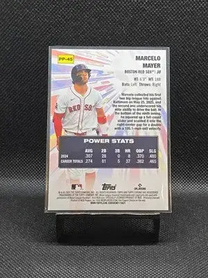 2025 Topps Chrome Update Series - Power Players Marcelo Mayer #PP-45 (RC) - Baseball Card Single