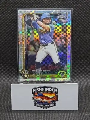 2025 Topps Chrome Update Series - Rookie Debut Caleb Durbin #USC112 X-Fractor... - Baseball Card Single