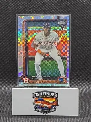 2025 Topps Chrome Update Series - Rookie Debut Cam Smith #USC19 X-Fractor (RC) - Baseball Card Single