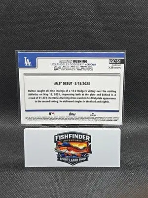 2025 Topps Chrome Update Series - Rookie Debut Dalton Rushing #USC151 X-Fractor - Baseball Card Single