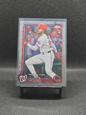 2025 Topps Chrome Update Series - Rookie Debut James Wood #USC95 (RC) - Baseball Card Single