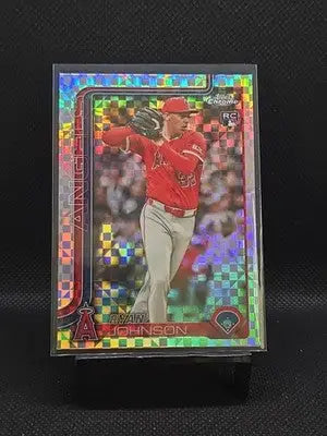 2025 Topps Chrome Update Series - Ryan Johnson #USC116 X-Fractor (RC) - Baseball Card Single